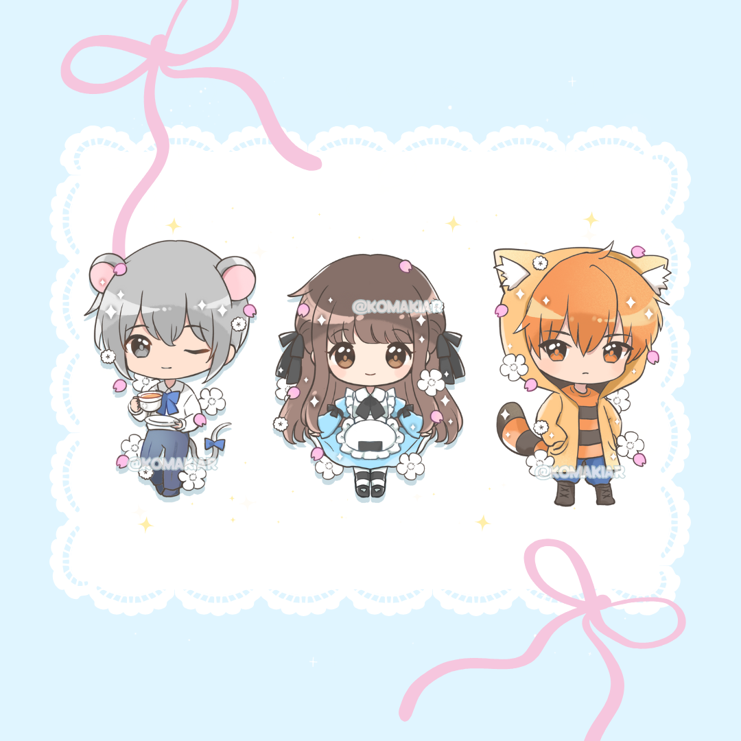 Fruit Basket × Alice Adventure Enamel Pins