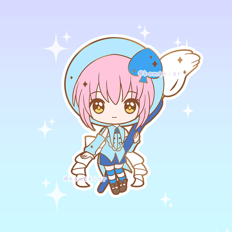 Shugo Chara Classic Magical Girls Enamel Pin – Amulet Spade