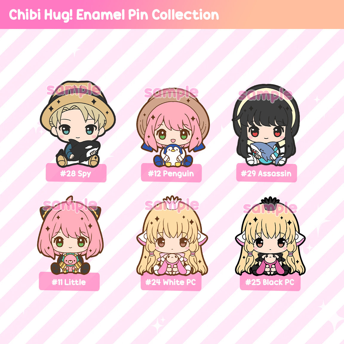 Spy x Family Chibi Hug Enamel Pins – Anya & More