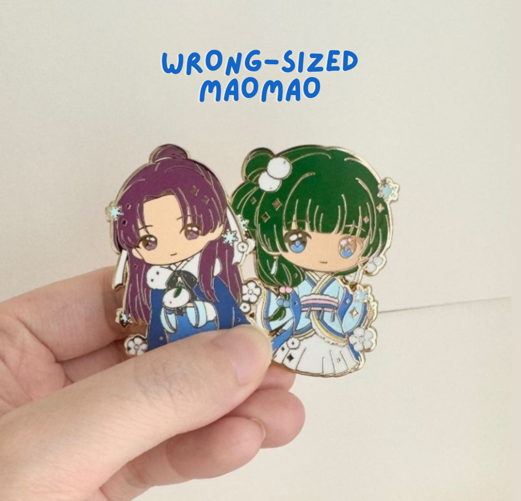 The Apothecary Diaries Winter Hanfu Enamel Pins – Maomao & Jinshi