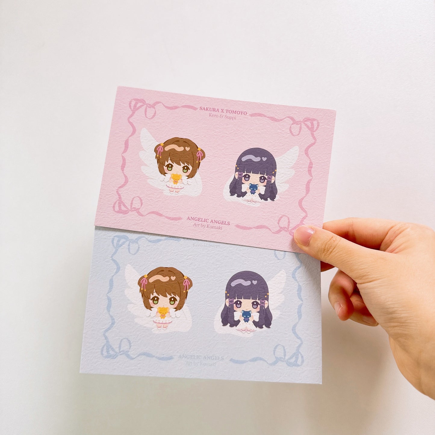Angelic Angels - Sakura / Tomoyo Textured Postcard