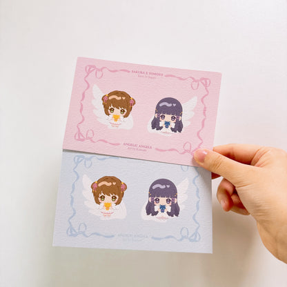 Angelic Angels - Sakura / Tomoyo Textured Postcard