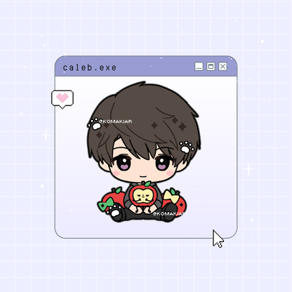 Love and Deepspace Chibi Hug Enamel Pins – Xavier, Zayne, Sylus, Rafayel & Caleb