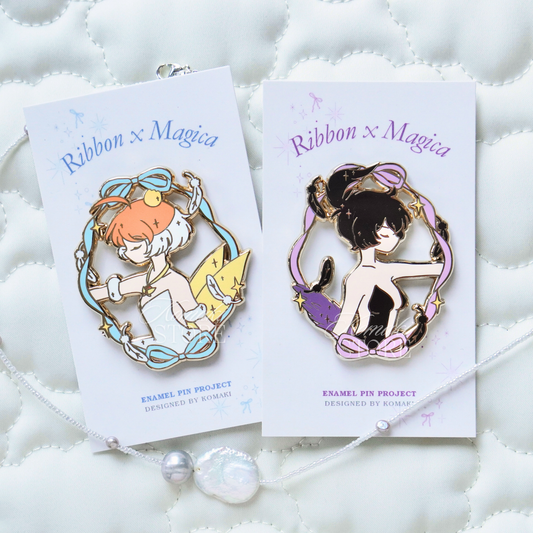 Princess Tutu & Kraehe – Ribbon x Magica Enamel Pin Series