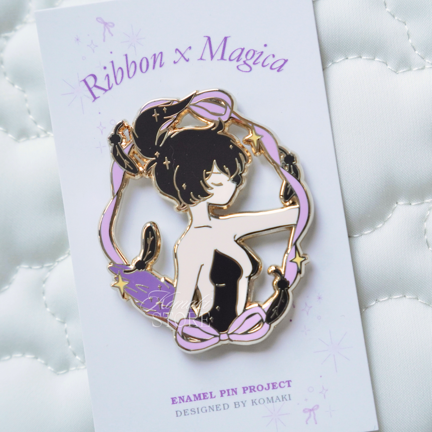 Princess Tutu & Kraehe – Ribbon x Magica Enamel Pin Series
