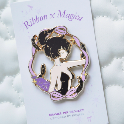 Princess Tutu & Kraehe – Ribbon x Magica Enamel Pin Series