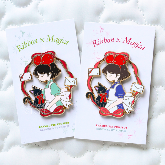 Kiki – Ribbon x Magica Enamel Pin Series