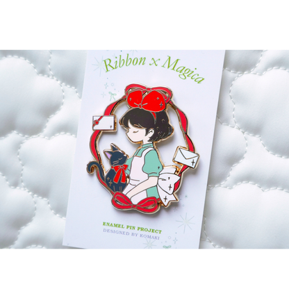 Kiki – Ribbon x Magica Enamel Pin Series