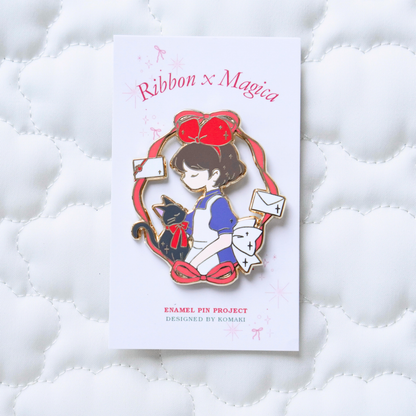Kiki – Ribbon x Magica Enamel Pin Series
