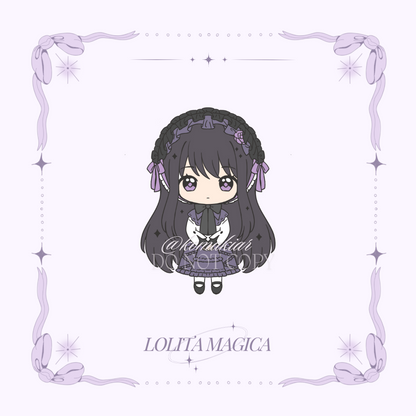 Madoka / Homura - Lolita Magica Enamel Pin Series