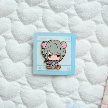 Fruits Basket Chibi Hug Enamel Pins – Kyo, Tohru & Yuki