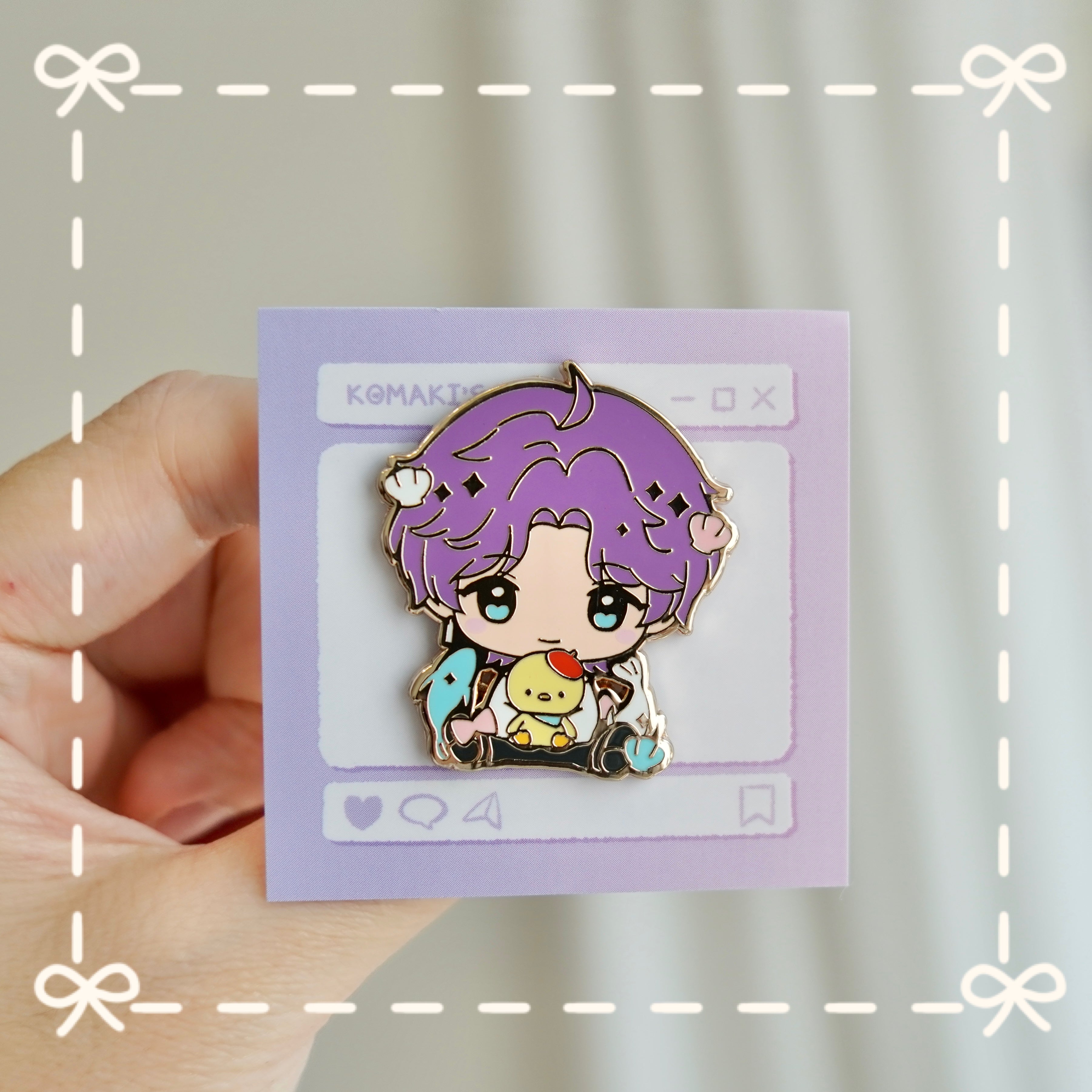 Love and Deepspace Enamel Pins – Xavier, Zayne, Sylus, Rafayel