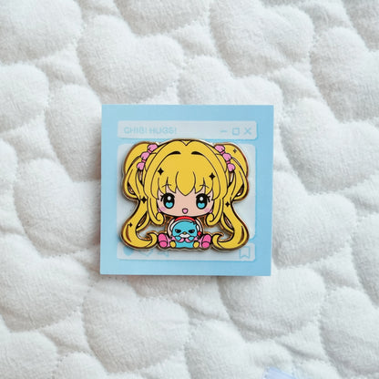 Mermaid Melody Pichi Pichi Pitch Chibi Hug Enamel Pins – Lucia