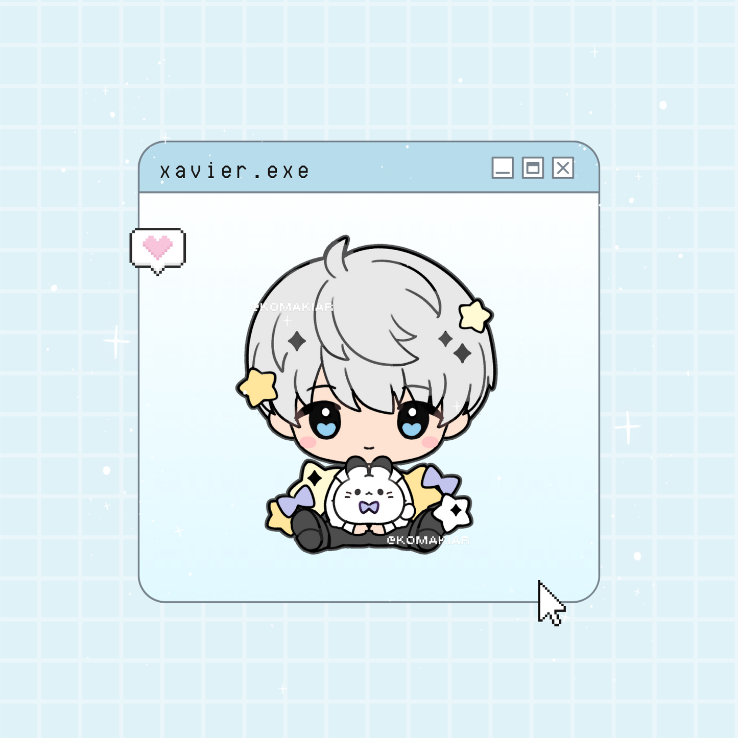 Love and Deepspace Chibi Hug Enamel Pins – Xavier, Zayne, Sylus, Rafayel & Caleb