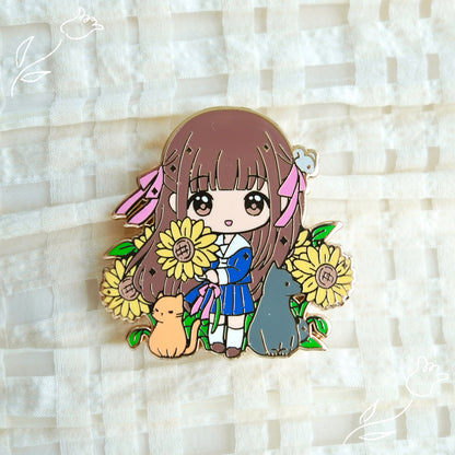 Fruits Basket Enamel Pin – Sunflower Tohru