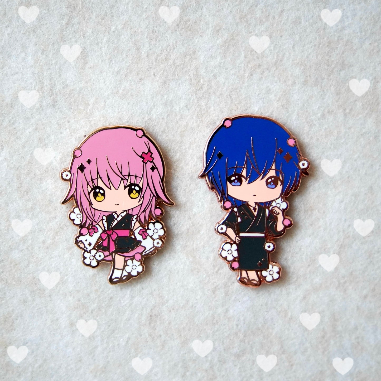 LAST CHANCE: Shugo Chara! - Kimono / Yukata Enamel Pin Series