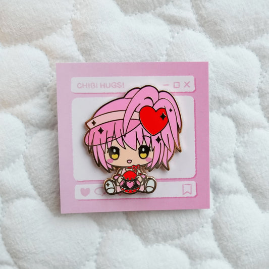 Shugo Chara Chibi Hug Enamel Pins – Amu