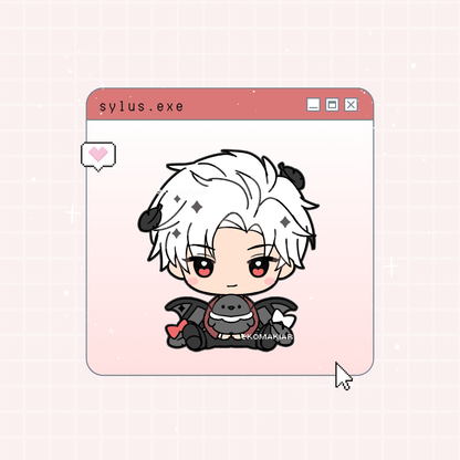 Love and Deepspace Chibi Hug Enamel Pins – Xavier, Zayne, Sylus, Rafayel & Caleb