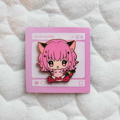 Tokyo Mew Mew Chibi Hug Enamel Pins – Ichigo