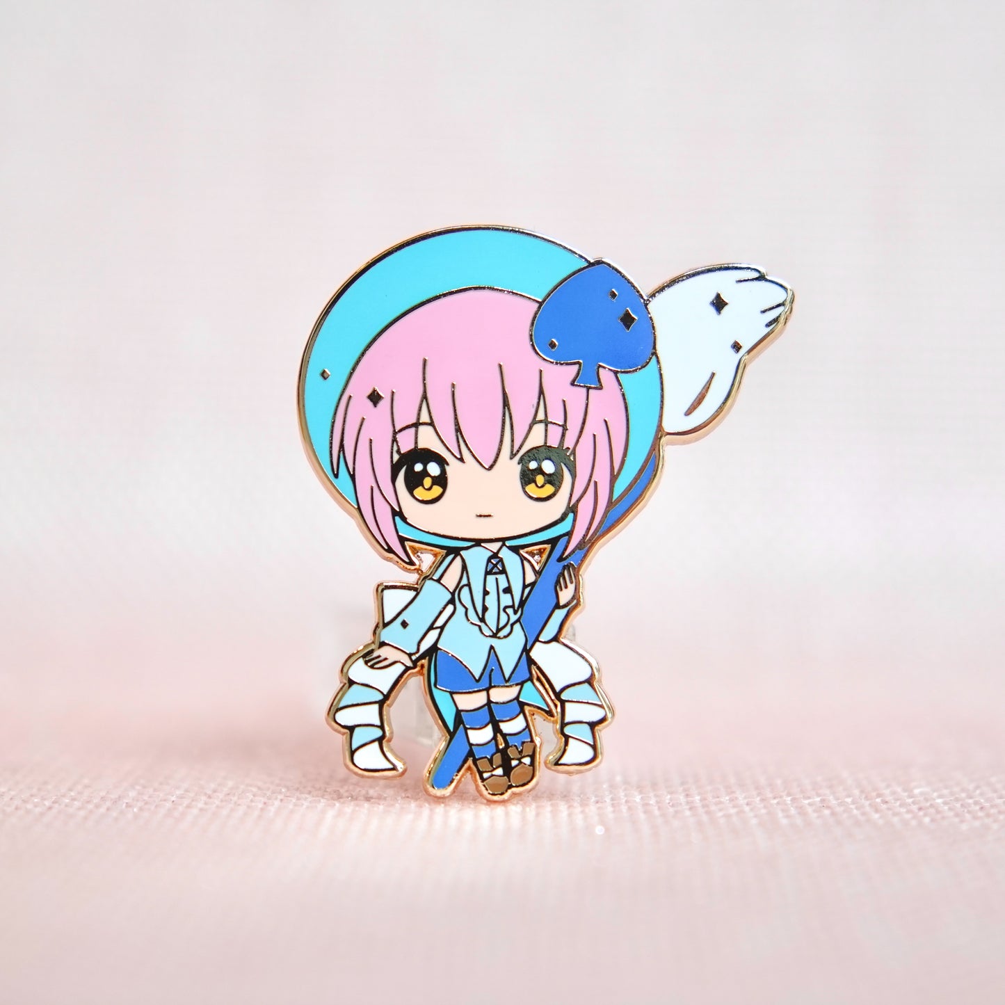 Shugo Chara Classic Magical Girls Enamel Pin – Amulet Spade