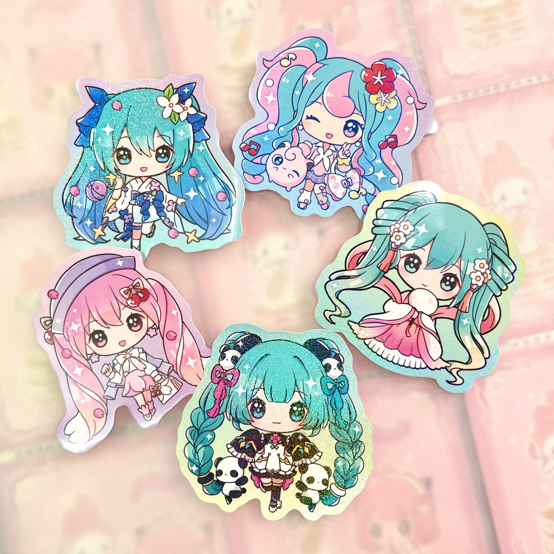 Fairy Trainer Miku Vocaloid sticker, vinyl finish