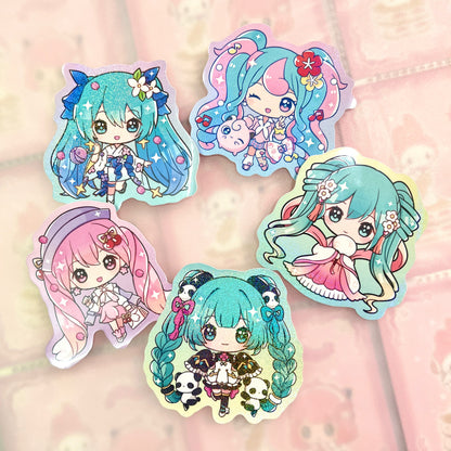Fairy Trainer Miku Vocaloid sticker, vinyl finish