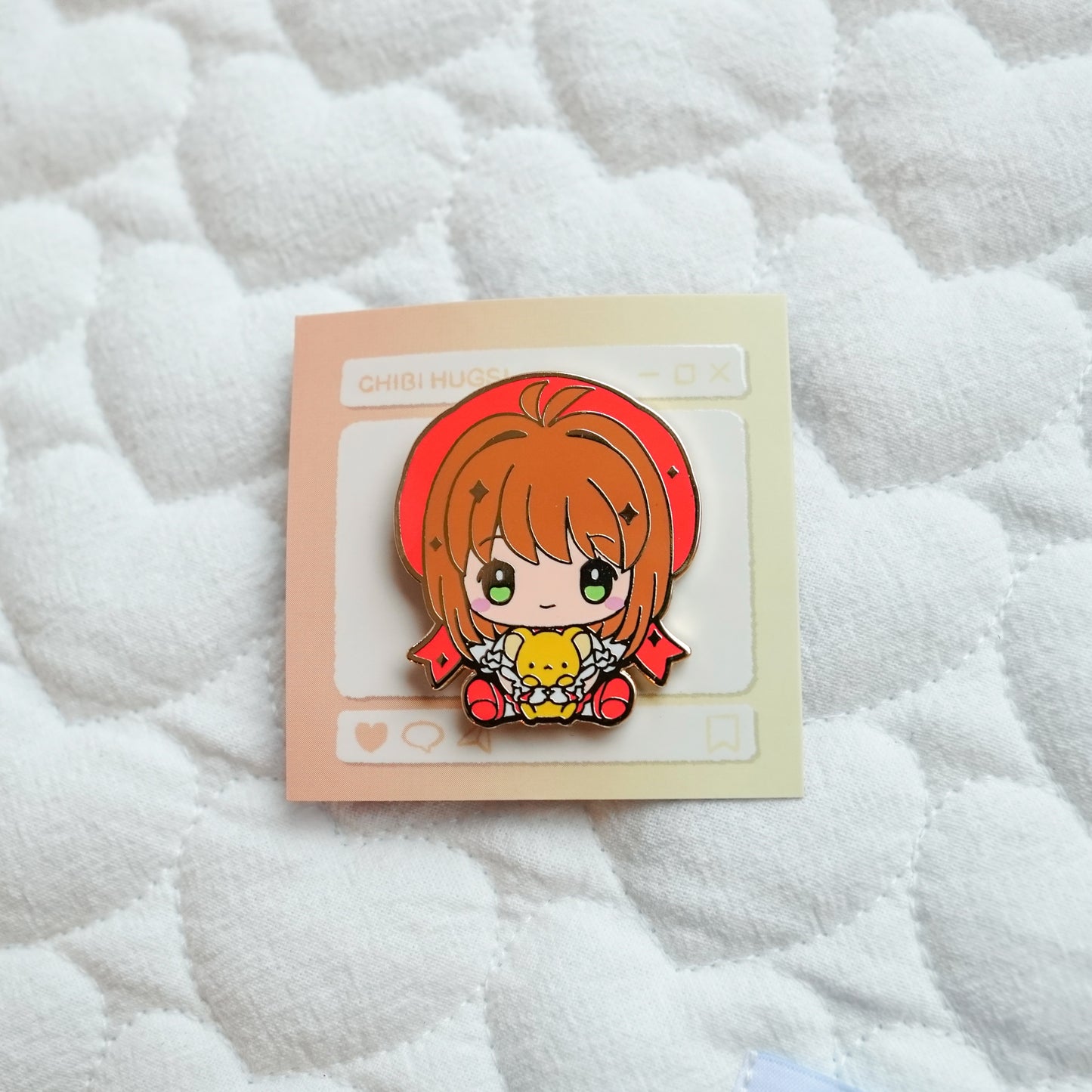 Cardcaptor Sakura Chibi Hug Enamel Pins – Sakura & Syaoran