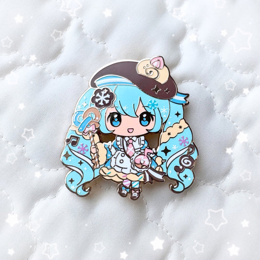 Sweet Snow Miku Enamel Pin