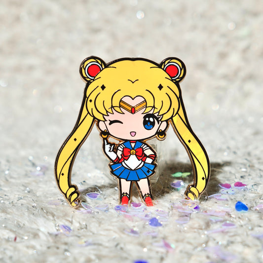 Classic SM - Moonie Enamel Pin