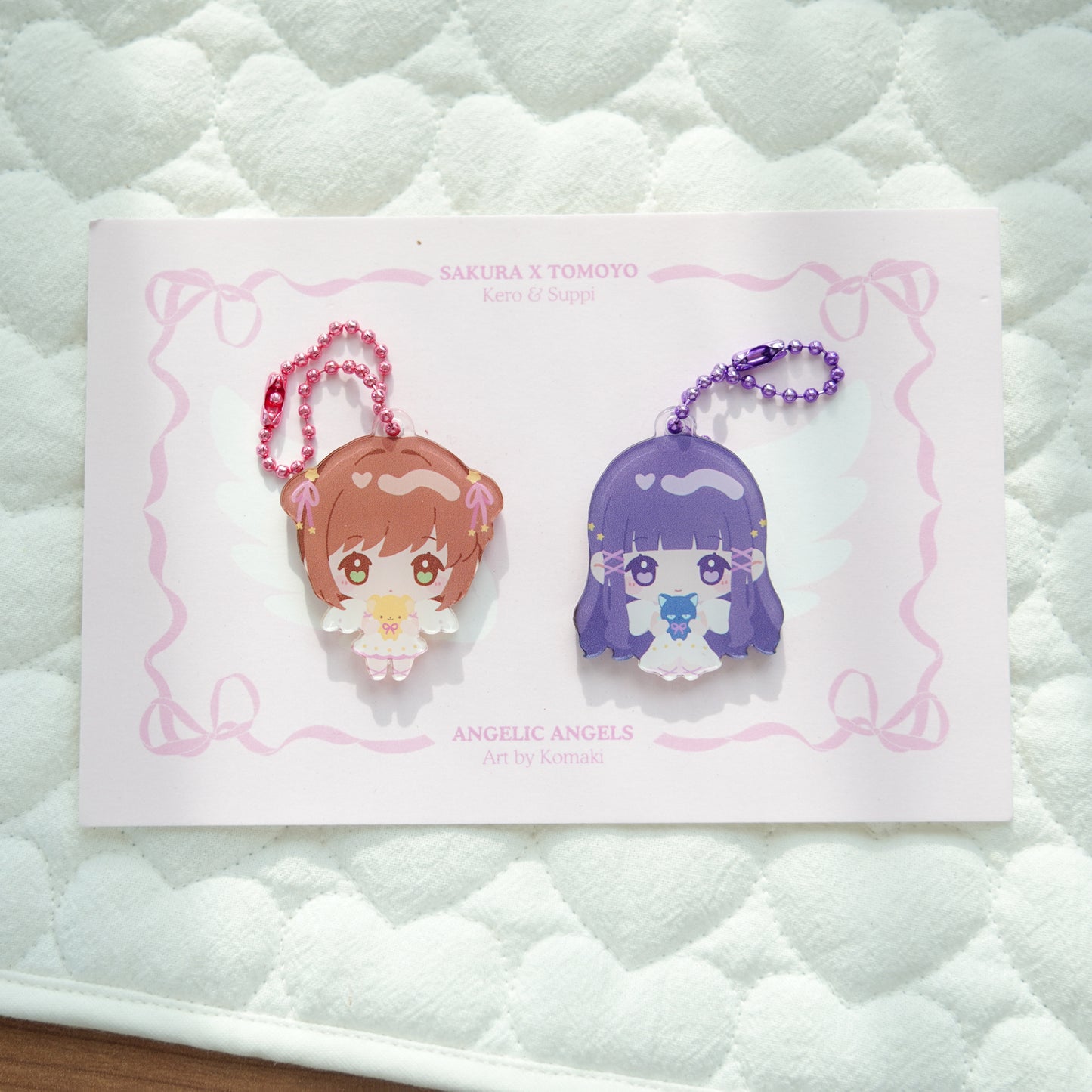 Angelic Angels Sakura Tomoyo Acrylic Charms