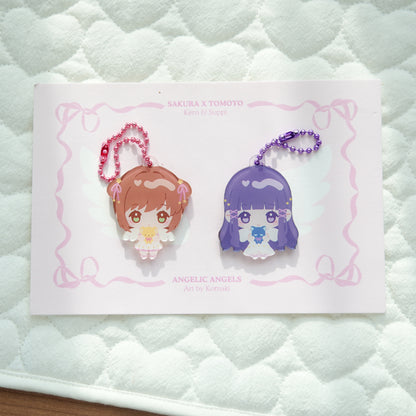 Angelic Angels Sakura Tomoyo Acrylic Charms