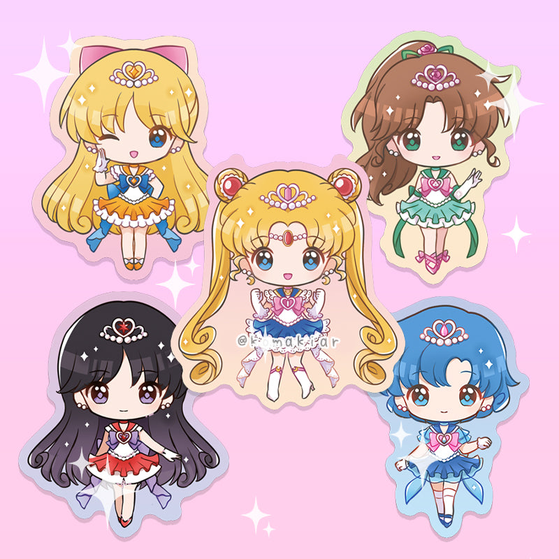 Princess Moon & Inner Scouts – Moonie Series Sticker