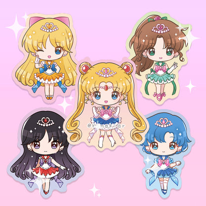 Princess Moon & Inner Scouts – Moonie Series Sticker