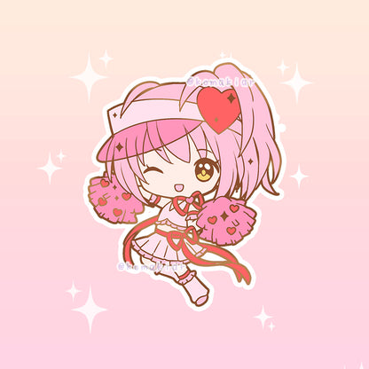 Shugo Chara Classic Magical Girls Enamel Pin – Amulet Heart