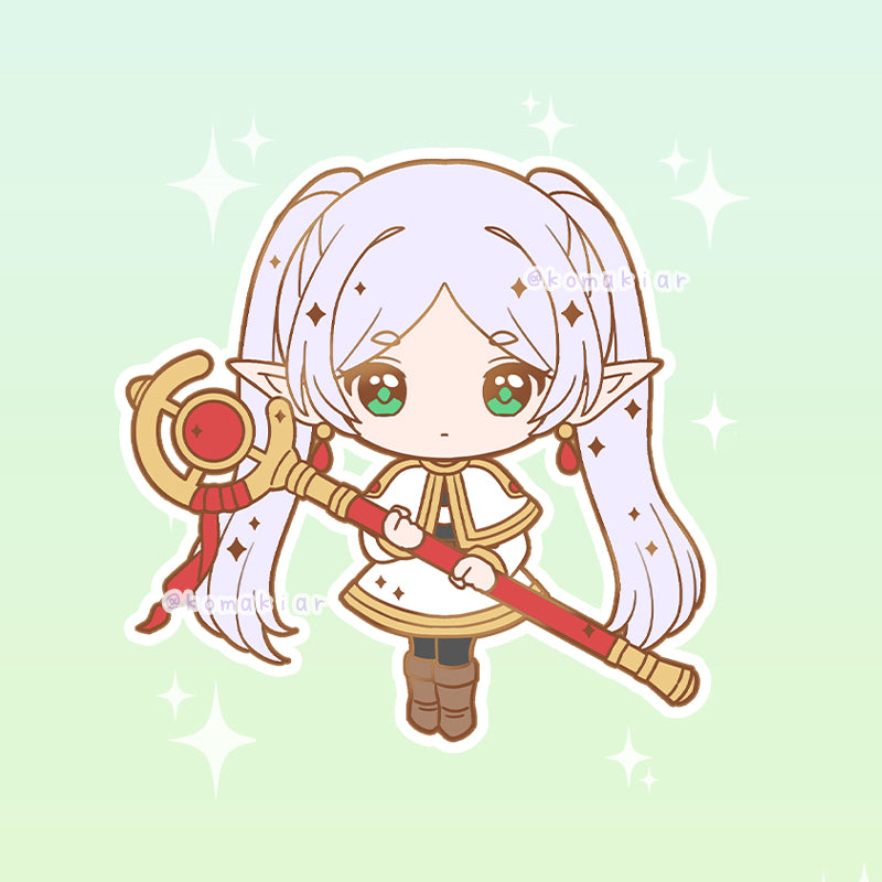 Frieren: Beyond Journey’s End Classic Magical Girls Enamel Pin – Fairy Frieren