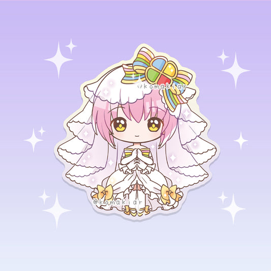 Amulet Fortune sticker from Shugo Chara, vinyl finish