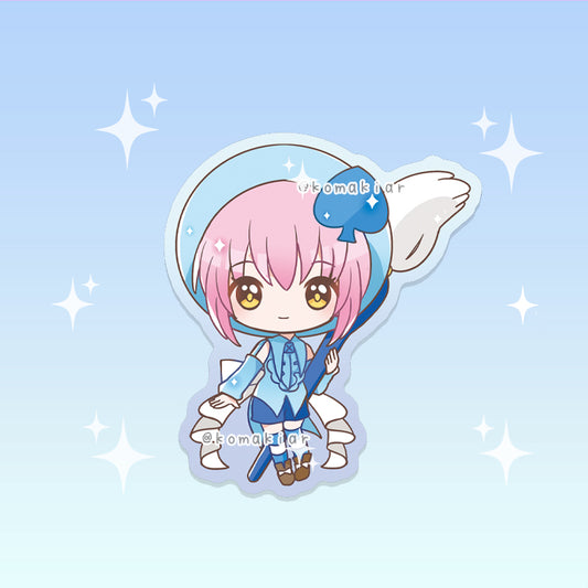 Amulet Spade sticker from Shugo Chara, vinyl finish