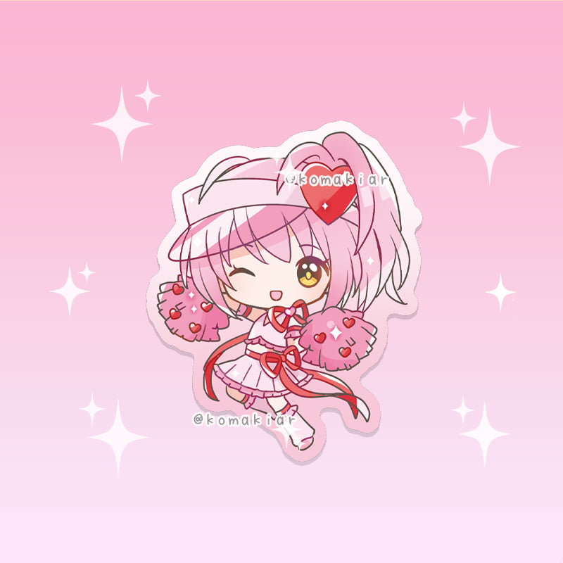 Amulet Heart sticker from Shugo Chara, vinyl finish