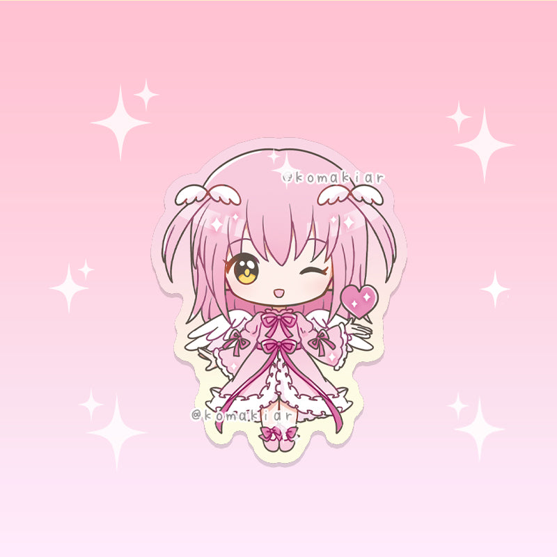 Amulet Angel sticker from Shugo Chara, vinyl finish