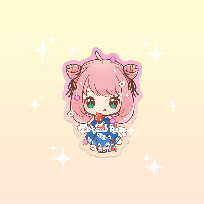 Yukata Anya, Loid & Yor – Spy x Family Sticker