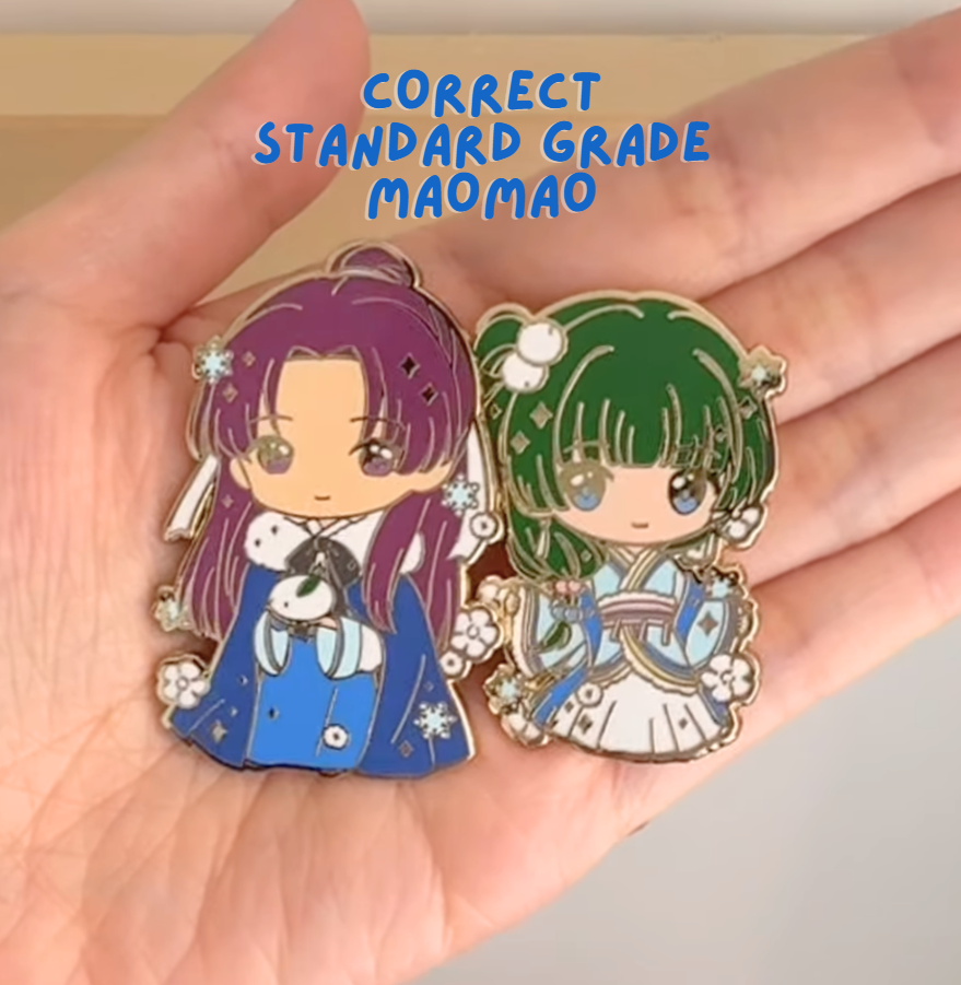 The Apothecary Diaries Winter Hanfu Enamel Pins – Maomao & Jinshi