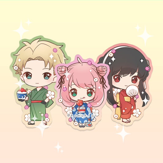 Yukata Anya, Loid & Yor – Spy x Family Sticker