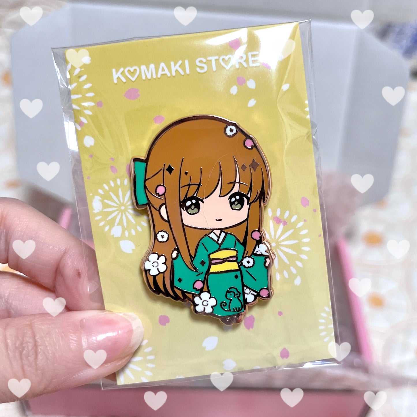 Fruits Basket Kimono Enamel Pin – Tohru, Zodiacs and Friends