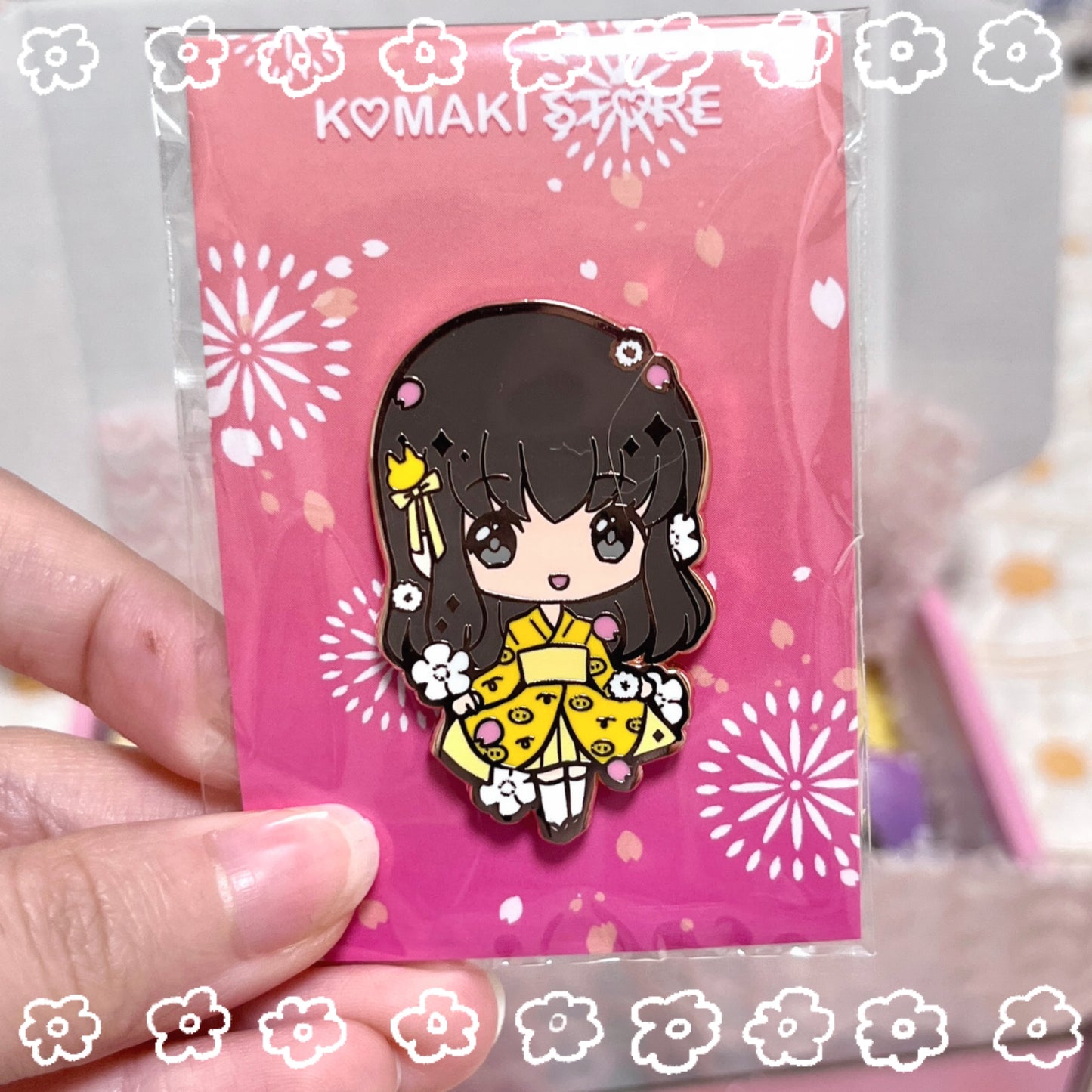 Fruits Basket Kimono Enamel Pin – Tohru, Zodiacs and Friends
