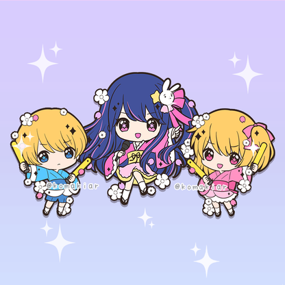 Oshi no Ko - Kimono / Yukata Enamel Pin Series