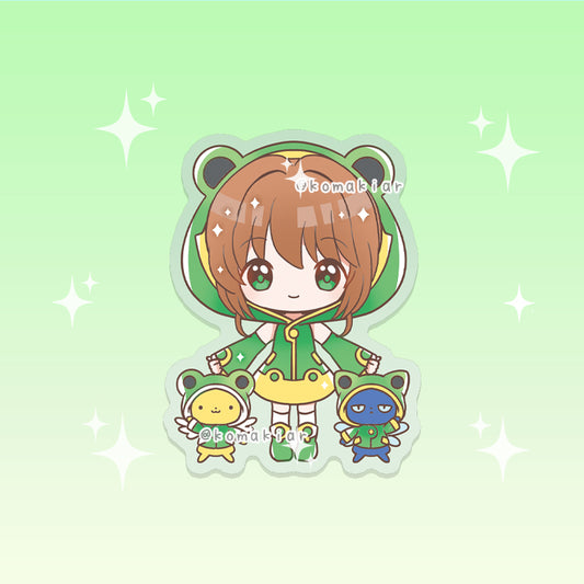 Froggy Sakura Cardcaptor Sakura sticker, vinyl finish