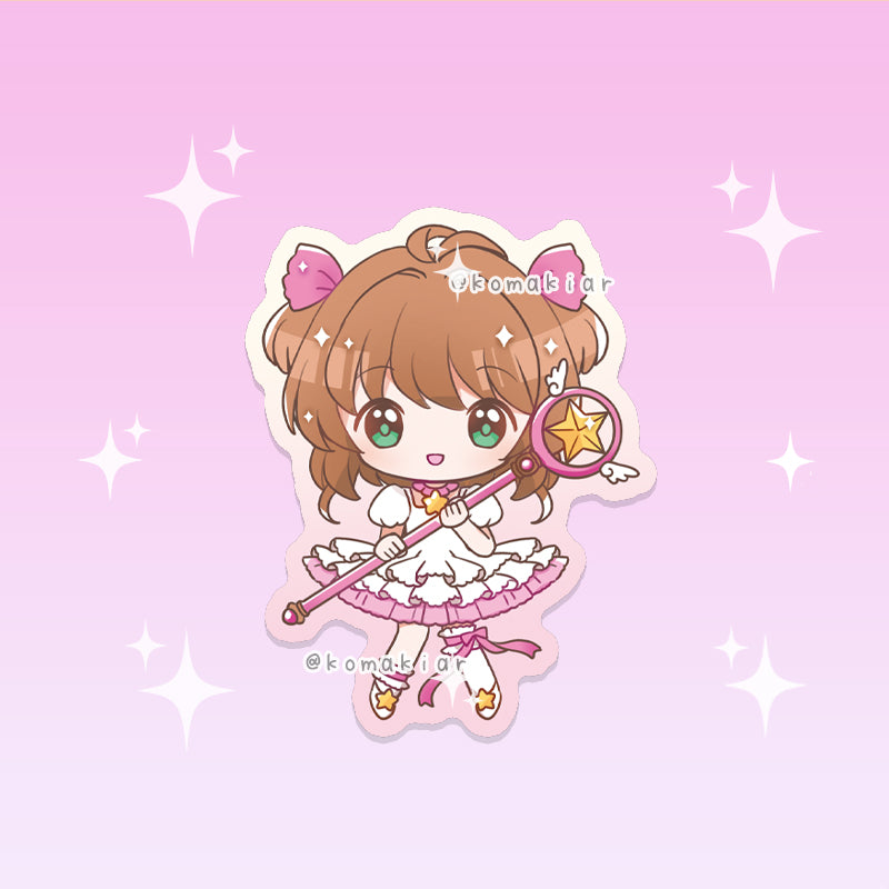 Star Sakura Cardcaptor Sakura sticker, vinyl finish