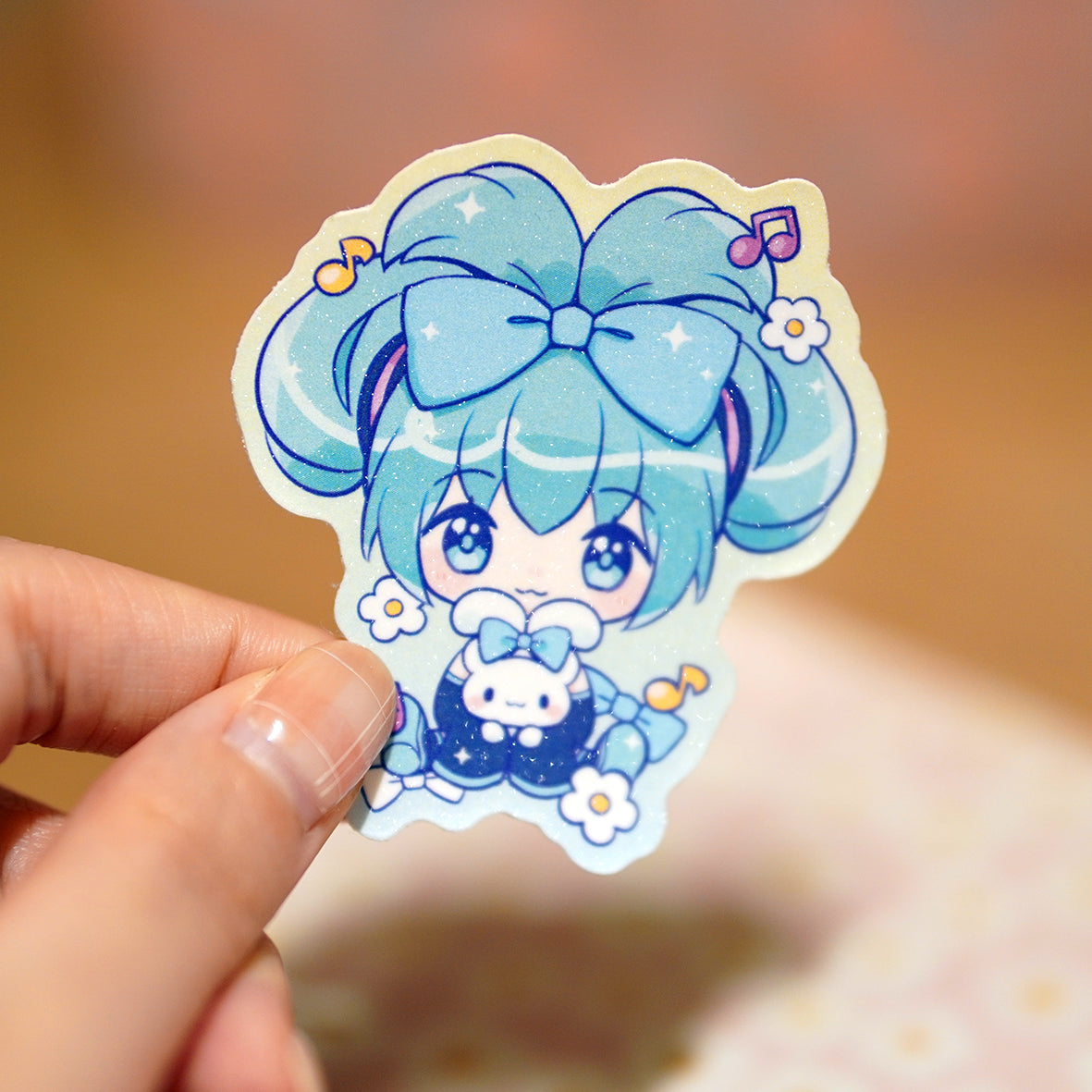 Luna on the Moon – Moonie Series Sticker