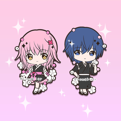 LAST CHANCE: Shugo Chara! - Kimono / Yukata Enamel Pin Series