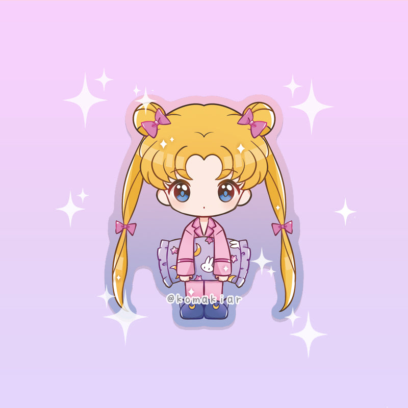 Pajama Usagi – Moonie Series Sticker